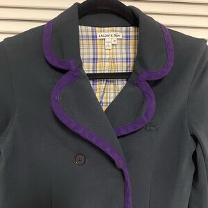 Lacoste Double-Breasted Blazer Size Small GUC!